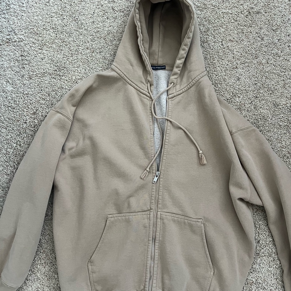 Tan Brandy Melville Christy Hoodie